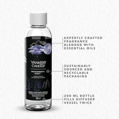 Yankee Candle Signature Reed Diffuser Refill | Midsummer's Night | 200ml | Up to 20 Weeks of Fragrance | Perfect Gifts for Women