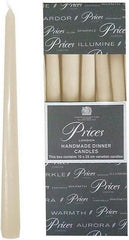 Price's Candles - 10" Venetian Wrapped Dinner Candles - Wine Red - 10 Pack - 7 Hour Burn Time - Unscented - Non-Drip - Solid Colour - Multi-Purpose