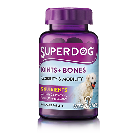 Vitabiotics SuperDog Joints & Bones (60 Chewable Tablets)