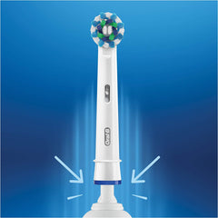 Oral-B CrossAction Toothbrush Heads Cleanmaximiser Technology White Or Black