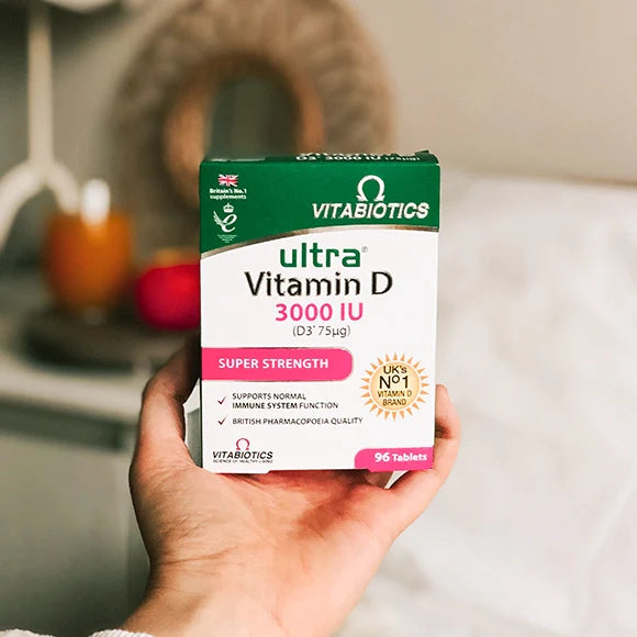 Vitabiotics Ultra Vitamin D 3000IU (96 Tablets) Grovz.co.uk