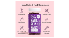 Free Soul Hair, Skin, & Nails Gummies | Hair Growth & Skin Health Supplement