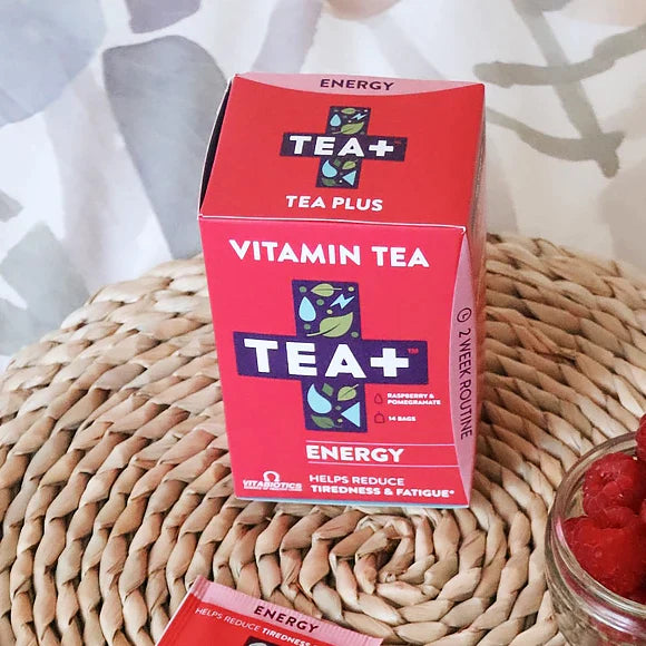 Vitabiotics TEA+ Energy Vitamin Tea (14 Tea Bags) – Grovz.co.uk