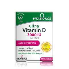 Vitabiotics Ultra Vitamin D 3000IU (96 Tablets)