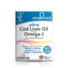 Vitabiotics Ultra Cod Liver Oil (60 Capsules)