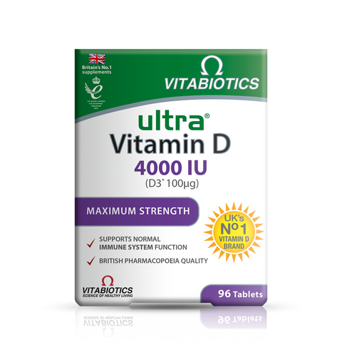 Vitabiotics Ultra Vitamin D 4000IU (96 Tablets)