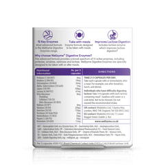 Vitabiotics Wellzyme Digestive Enzymes Advanced (60 Capsules)