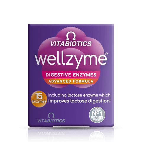 Vitabiotics Wellzyme Digestive Enzymes Advanced (60 Capsules)