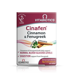 Vitabiotics Cinafen Cinnamon and Fenugreek (60 tablets)