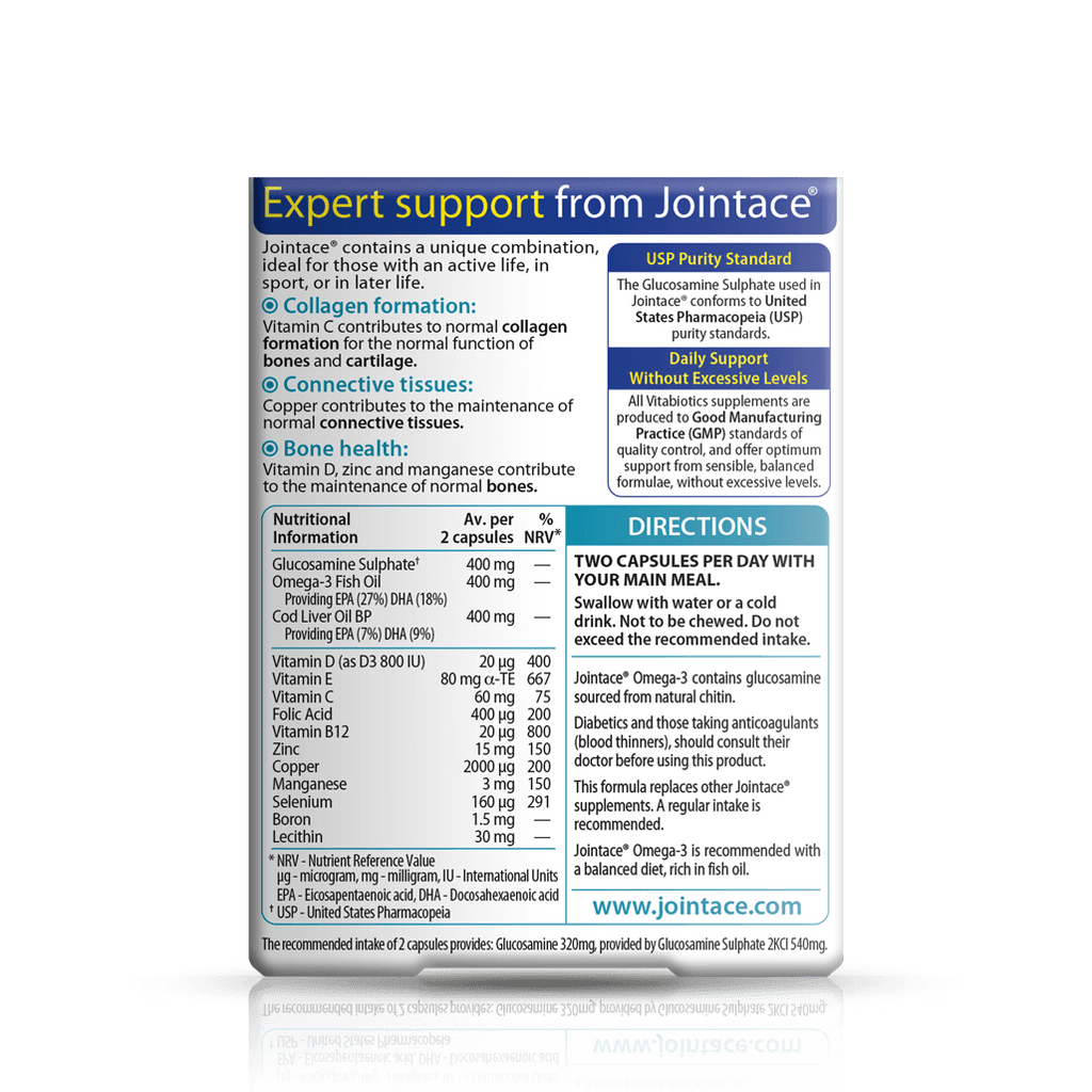 Vitabiotics Jointace Omega-3 (30 Capsules) – Grovz.co.uk