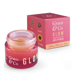 Grass & Co. GLOW Protective 150mg CBD Lip Balm 10ml