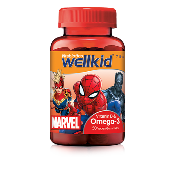 Vitabiotics Wellkid Marvel Omega-3 (50 Vegan Gummies)