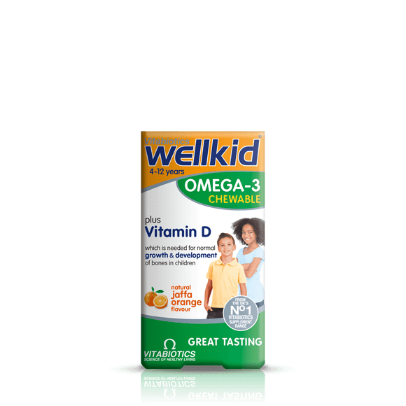 Vitabiotics Wellkid Omega-3 Chewable (60 Capsules)