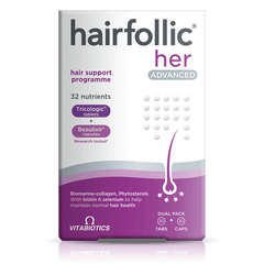 Vitabiotics Hairfollic Her Advanced (30 Tablets/30 Capsules)