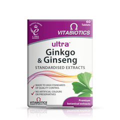 Vitabiotics Ultra Ginkgo & Ginseng (60 Tablets)