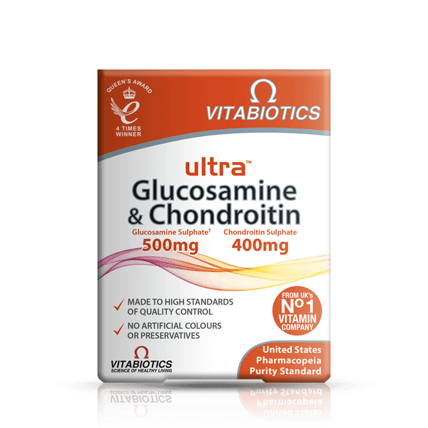 Vitabiotics Ultra Glucosamine & Chondroitin (60 Tablets) Grovz.co.uk