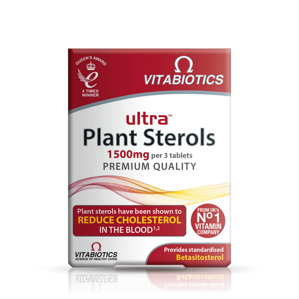 Vtabiotics Ultra Plant Sterols (500mg, 30 Tablets)
