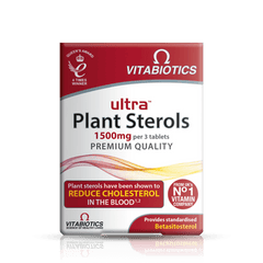 Vtabiotics Ultra Plant Sterols (500mg, 30 Tablets)