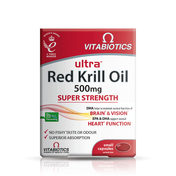 Vitabiotics Ultra Red Krill Oil (30 Capsules)