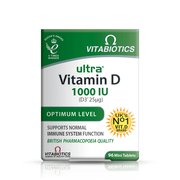 Vitabiotics Ultra Vitamin D 1000IU (96 Tablets)