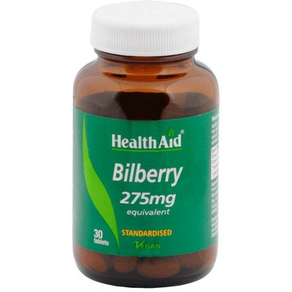 HealthAid Bilberry 275mg Equivalent  Tablets