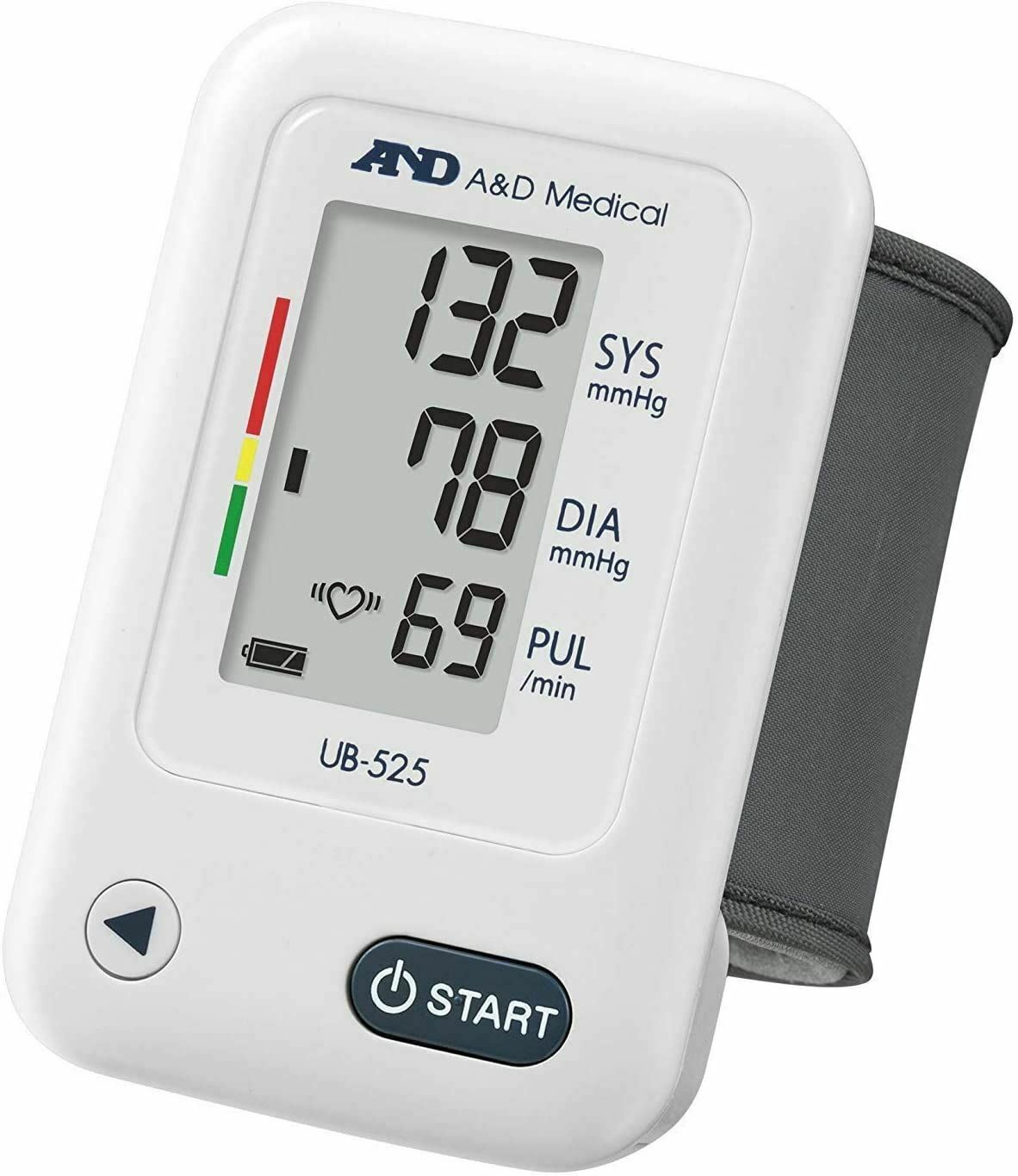 AND UB525 Auto Wrist Blood Pressure Monitor 60 Readings IHB Detector
