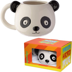 Puckator Adoramals Panda Head Ceramic Shaped Mug