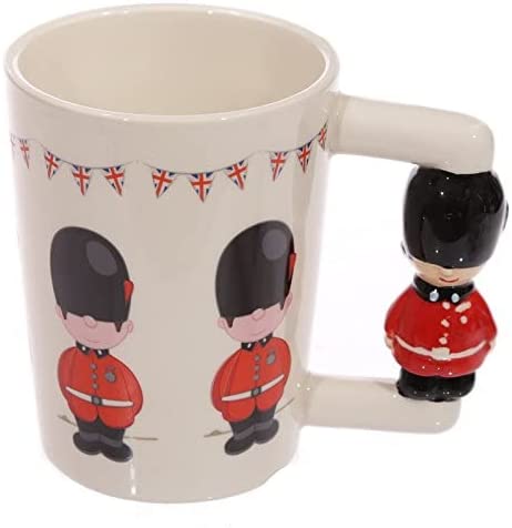 Puckator Guardsman Figure Ceramic Shaped Handle Mug
