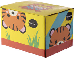 Puckator Adoramals Tiger Head Ceramic Shaped Mug, Tea Coffee Hot Drink