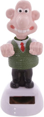 Puckator Wallace (Wallace & Gromit) Solar Powered Pal, Mixed, Height 13cm Width 5.5cm Depth 6cm