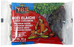 TRS Black Cardamom Whole Elaichi Pods Amomum Subulatum Moti Elaichi 50g