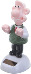 Puckator Wallace (Wallace & Gromit) Solar Powered Pal, Mixed, Height 13cm Width 5.5cm Depth 6cm