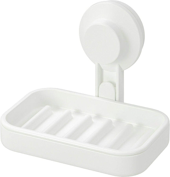 Ikea TISKEN Soap Dish with Suction Cup White, One Size