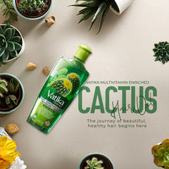 Dabur Vatika Cactus Enriched Hair Oil for Hair Fall Control 200 ml