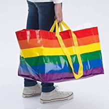 Ikea STORSTOMMA (FRAKTA) Large 71L Pride Rainbow Reusable Carrier Bags - Set of 2