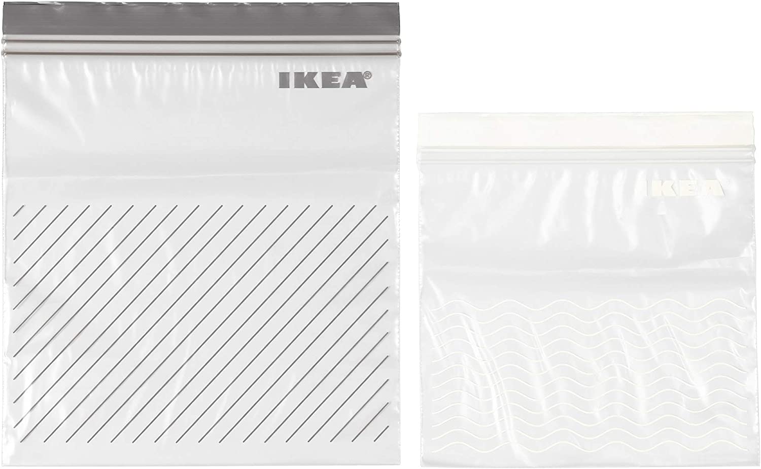 IKEA resealable bags (ISTAD) GREY 50 - Main Image