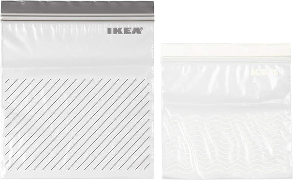 IKEA resealable bags (ISTAD) - GREY - 50