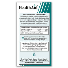 HealthAid Vitamin A 5000iu