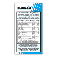 HealthAid Vit B+C Complex Tablets - Prolonged Release