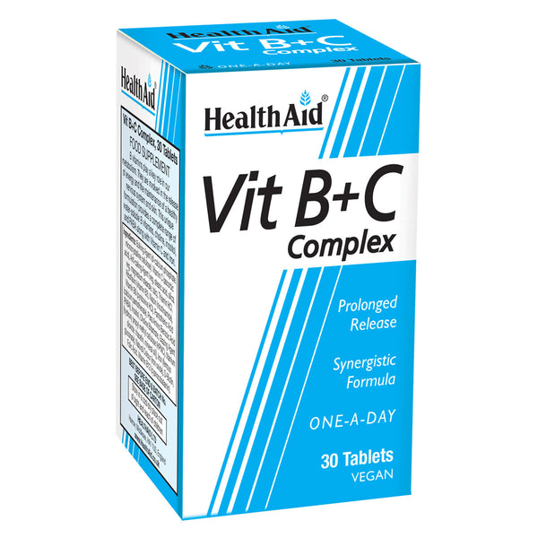 HealthAid Vit B+C Complex Tablets - Prolonged Release