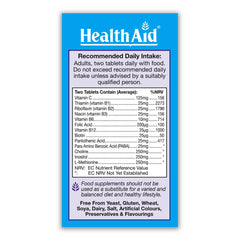 HealthAid Lipotropics with Vitamins B & C Tablets