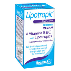 HealthAid Lipotropics with Vitamins B & C Tablets