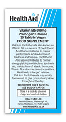 HealthAid Calcium Pantothenate (Vitamin B5) 690mg - Prolonged Release