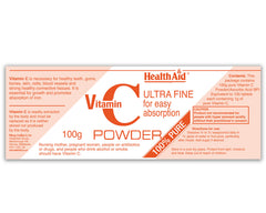 HealthAid Vitamin C 100% Pure Ultra-fine Powder