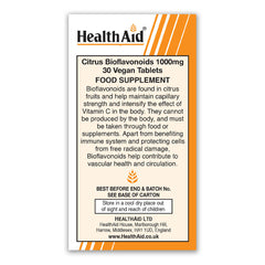 HealthAid Citrus Bioflavonoid 1000mg Tablets