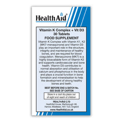 Vitamin K Complex +Vit D3 Tablets