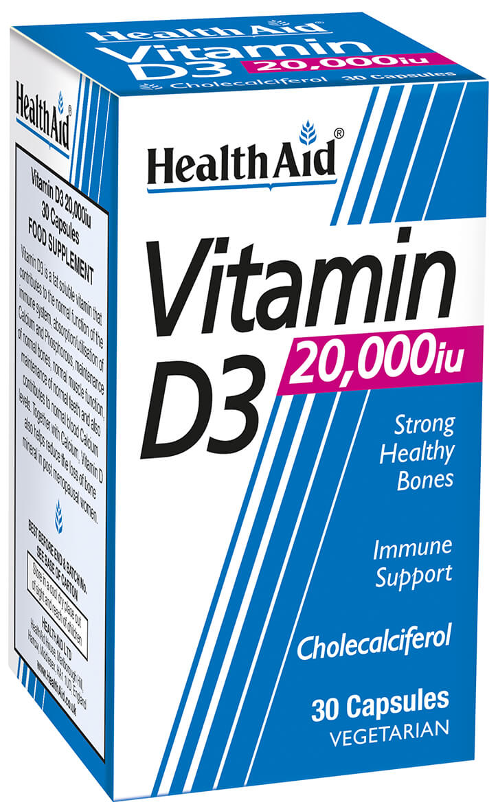 Vitamin D3 20,000iu Vegicaps