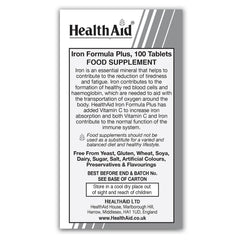 HealthAid Iron Formula Plus Tablets