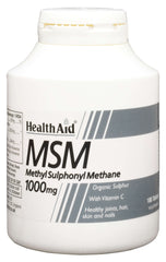 MSM 1000mg (MethylSulphonylMethane) Tablets