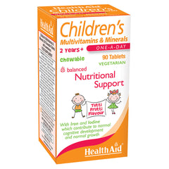 HealthAid Children's MultiVitamin + Minerals Tablets Chewable